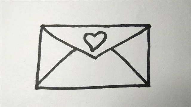 信封简笔画 信封简笔画图片