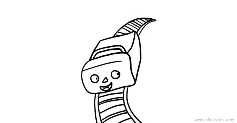 过山车儿童画怎么画 过山车简笔画好看