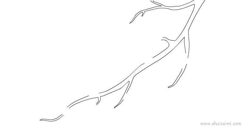 古诗梅花配图儿童画怎么画 古诗梅花配图简笔画简单