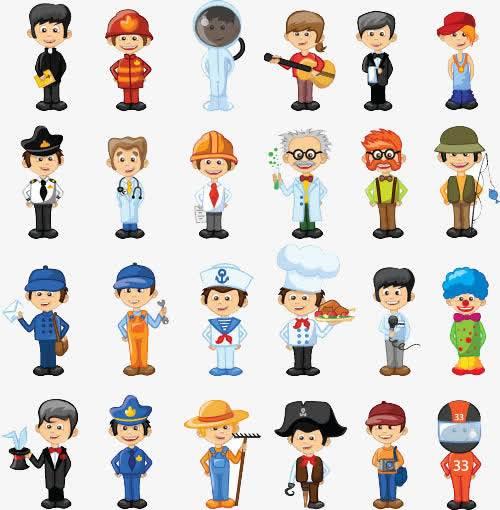 职业简笔画 职业简笔画人物简单