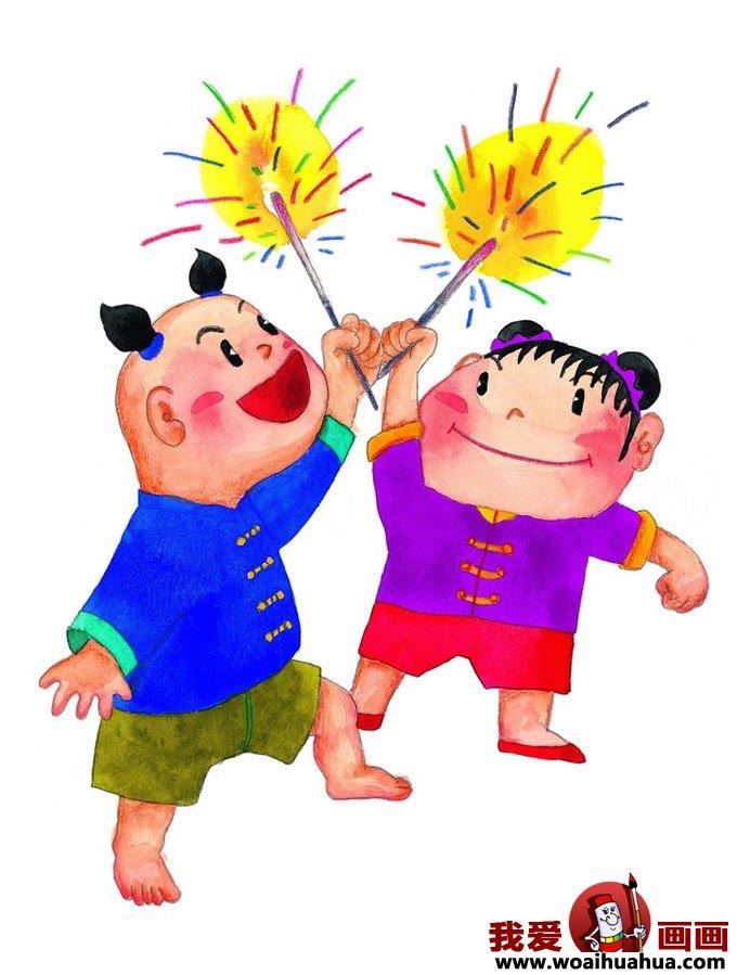 过年有关过年的卡通图片大全简笔画怎么画 过年有关过年的卡通图片大全简笔画步骤