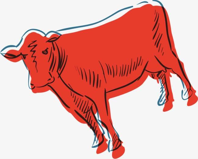 老牛简笔画 老牛简笔画彩色