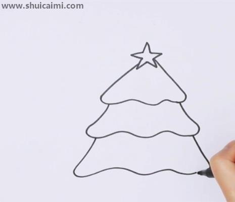 圣诞树简笔画怎么画 圣诞树简笔画图片