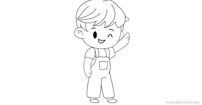 人物儿童画怎么画 人物简笔画图片