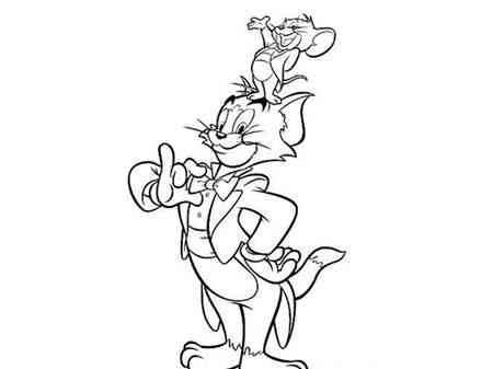 猫和老鼠简笔画 猫和老鼠简笔画图片