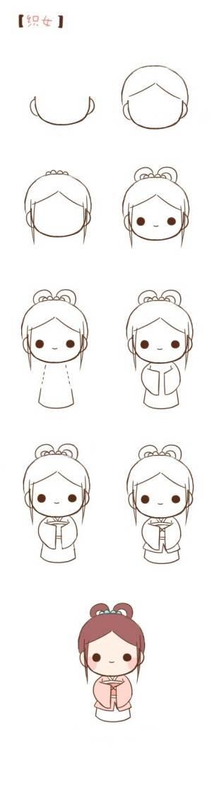 简笔画教程 钢笔简笔画教程图片