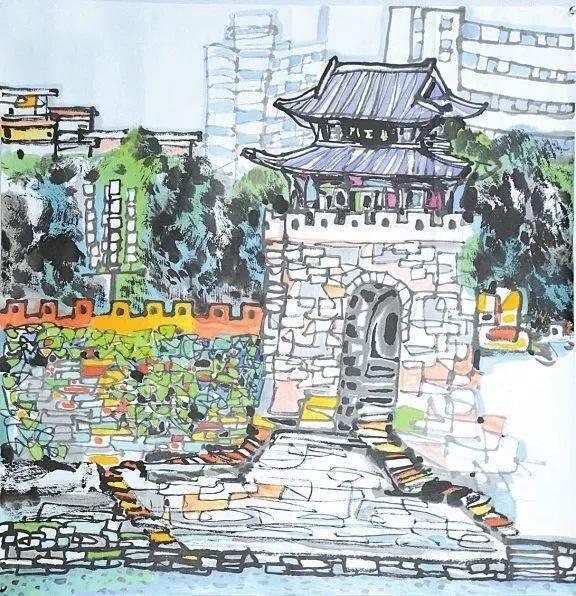 清岩古镇怎么画简笔画 清岩古镇图片欣赏