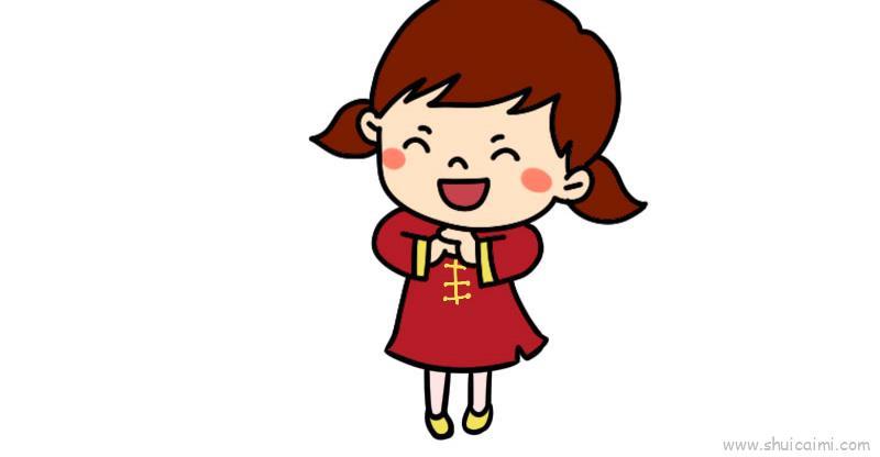 春节拜年儿童画怎么画 春节拜年简笔画简单又好看