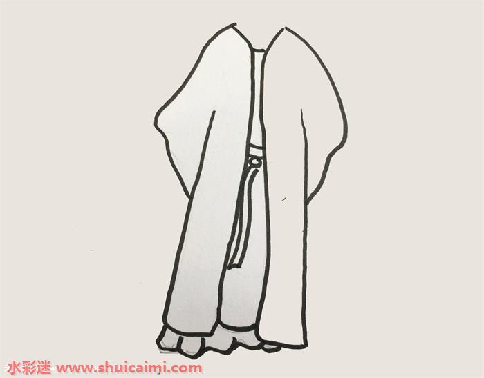 古装怎么画 古装简笔画简单好看带颜色