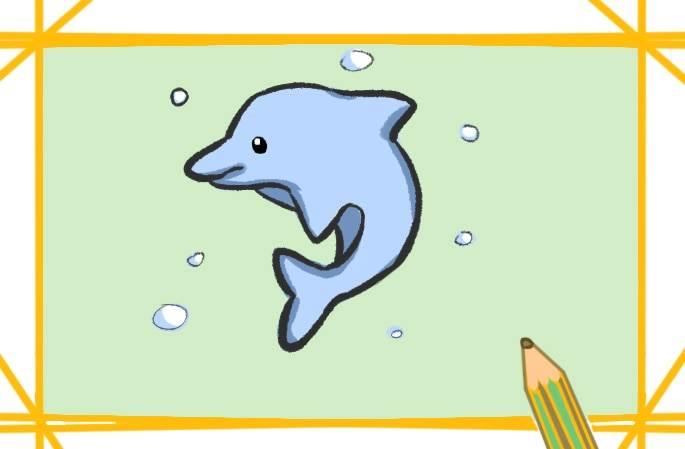 海豚简笔画 海豚简笔画简单