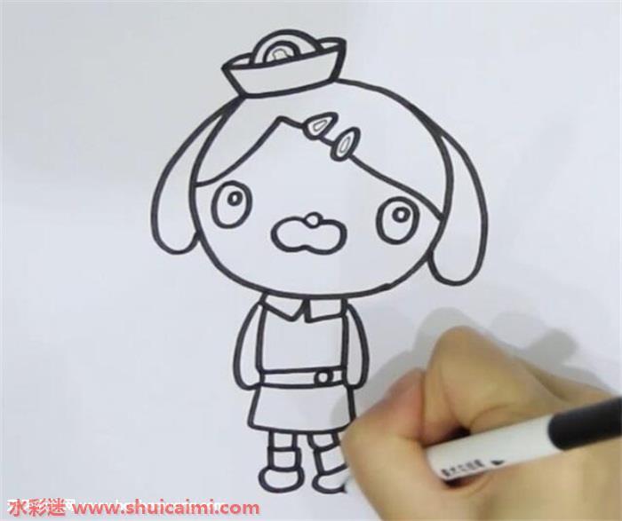 达西西怎么画 达西西简笔画步骤图