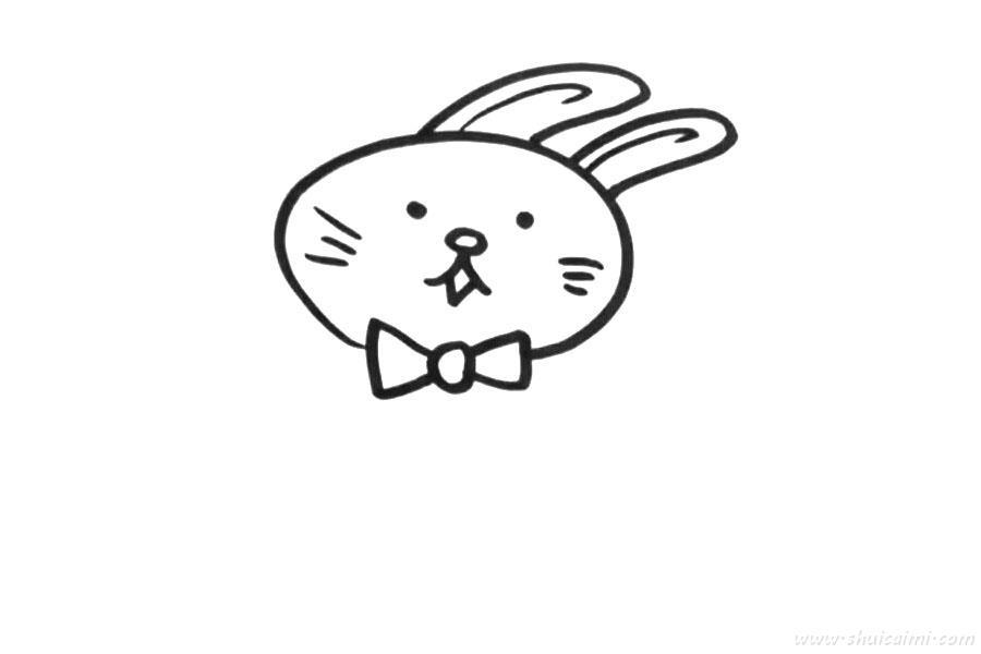 拿着胡萝卜卡通小兔子怎么画 小兔子简笔画简单好看带颜色