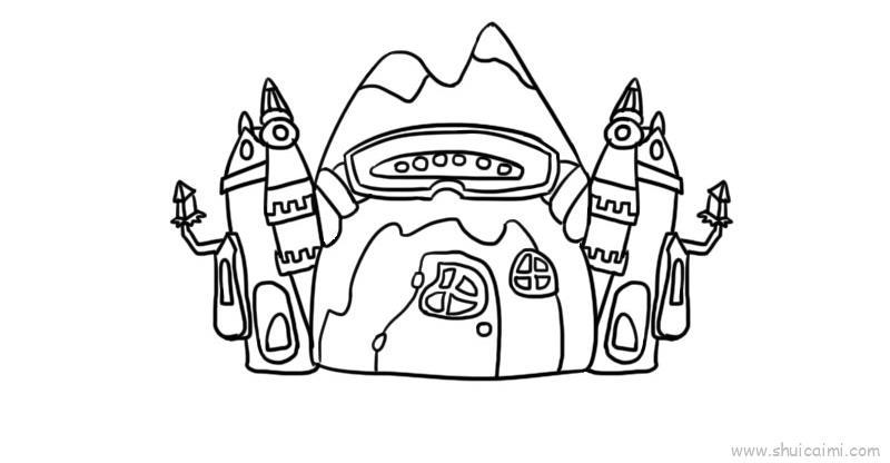 城堡儿童画怎么画 城堡简笔画简单