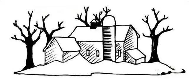 风景简笔画图片大全 风景简笔画图片大全带颜色