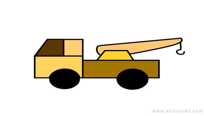 工程车简笔画怎么画 工程车简笔画好看