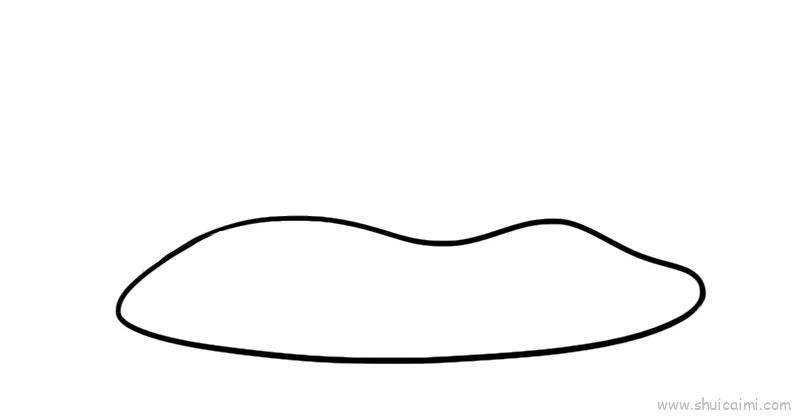 沙滩儿童画怎么画 沙滩简笔画顺序