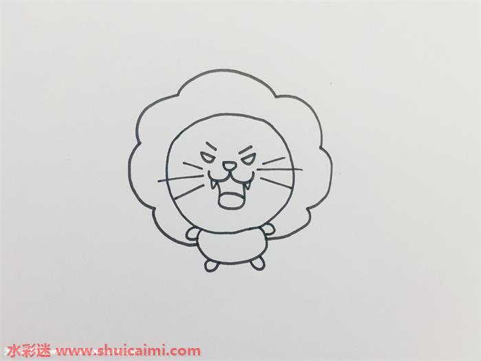 动物狮子怎么画 动物狮子简笔画简单又漂亮彩色