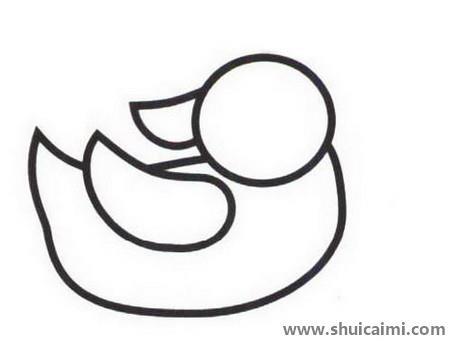 儿童简笔画鸳鸯步骤教程