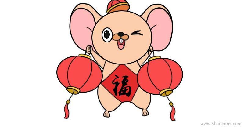 提灯笼儿童画怎么画 提灯笼简笔画画法