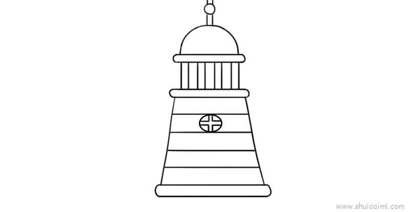 灯塔儿童画怎么画 灯塔简笔画图片大全