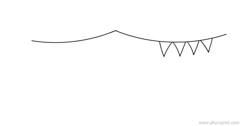 彩旗儿童画怎么画 彩旗简笔画图片大全