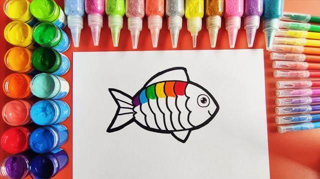 小鱼简笔画 小鱼简笔画简单又可爱