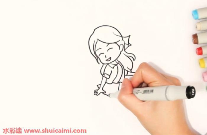 踢毽子怎么画 踢毽子简笔画漂亮卡通