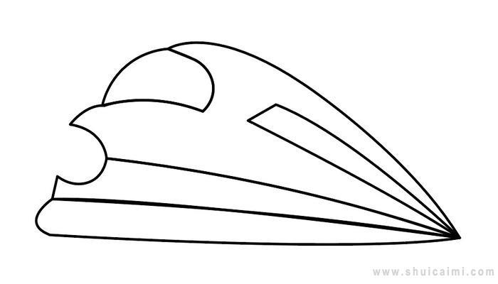 高铁简笔画怎么画 高铁简笔画画法