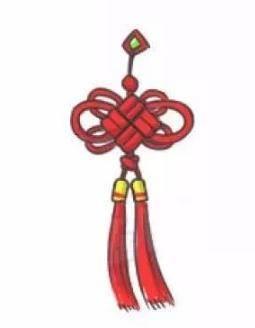 中国结简笔画 中国结简笔画图片