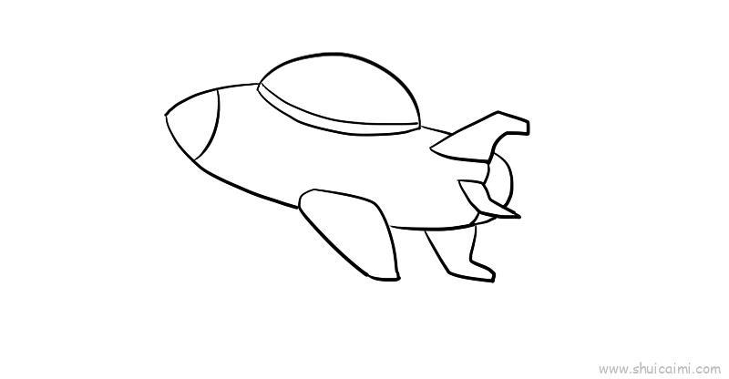 科幻画儿童画怎么画 科幻画简笔画好看