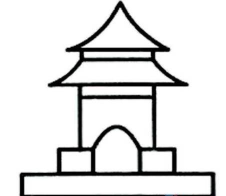 亭子简笔画图片大全 亭子简笔画图片大全简单