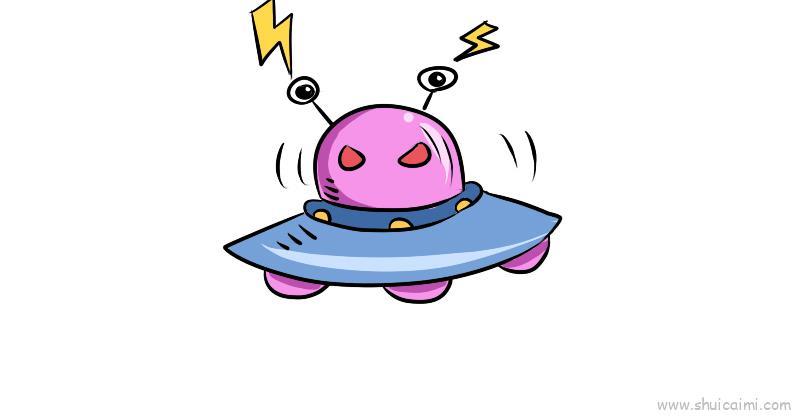 科幻画儿童画怎么画 科幻画简笔画顺序