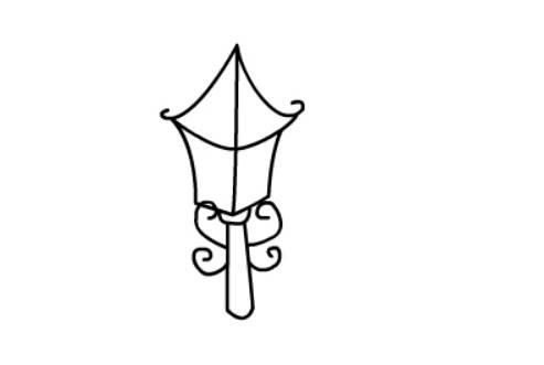 路灯简笔画 路灯简笔画简单又漂亮