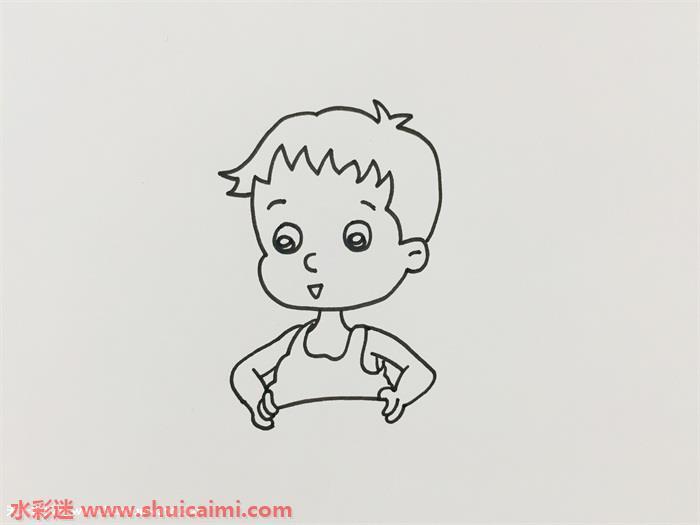 预防溺水怎么画 预防溺水画简笔画步骤