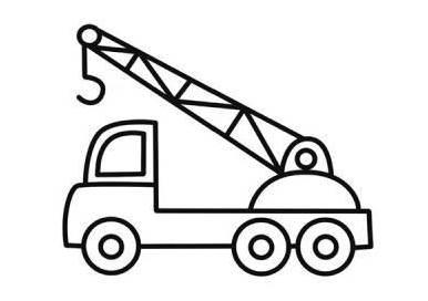 汽车的简笔画 洗车的简笔画大全