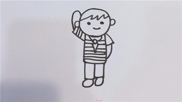 少先队员简笔画怎么画 少先队员简笔画画法