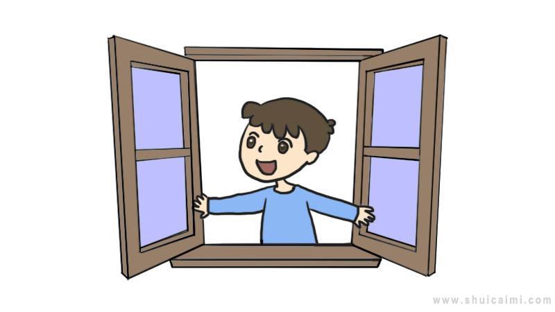 勤通风简笔画怎么画 勤通风简笔画图片