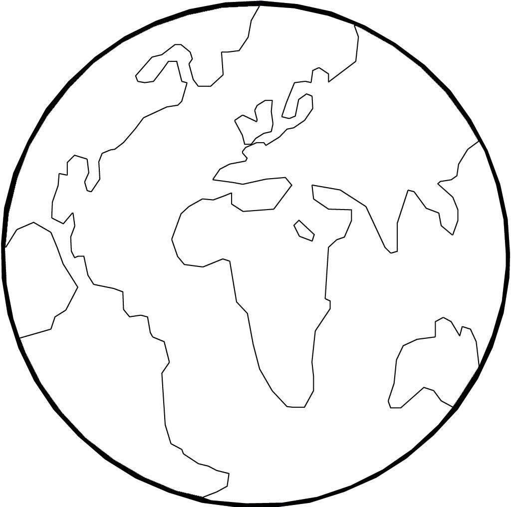 地球简笔画 地球简笔画儿童