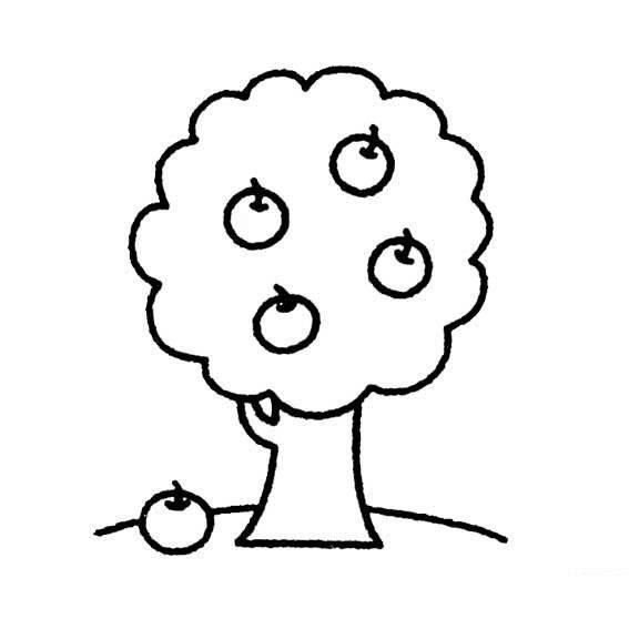 简笔画树 简笔画树怎么画简单又好看