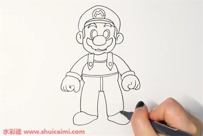 超级马里奥怎么画 超级马里奥简笔画图片大全