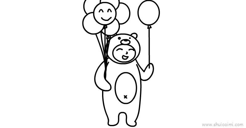 儿童节玩偶服儿童画怎么画 儿童节玩偶服简笔画图片大全