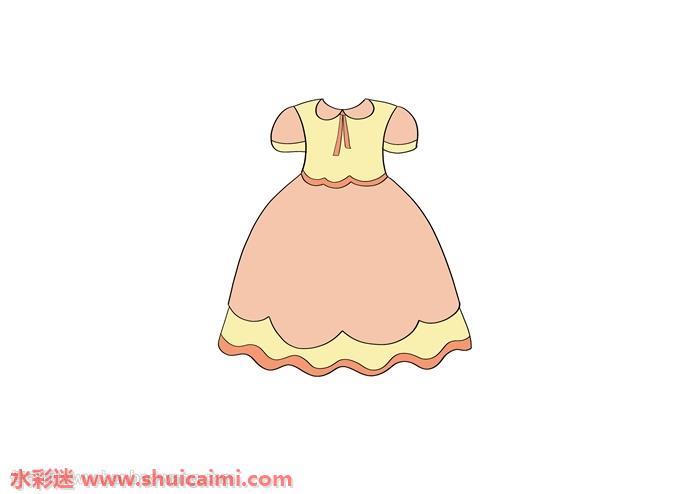 公主裙子怎么画 公主裙子简笔画画法
