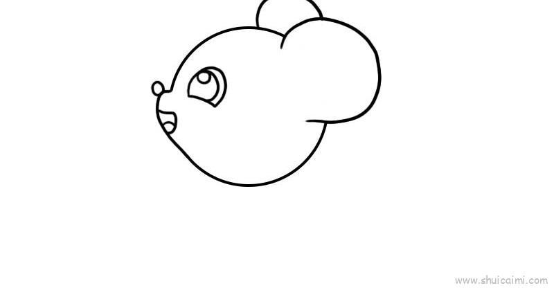老鼠宝宝儿童画怎么画 老鼠宝宝简笔画步骤