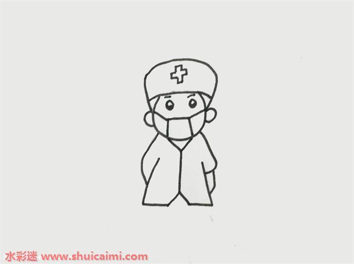 医生怎么画 医生简笔画漂亮彩色
