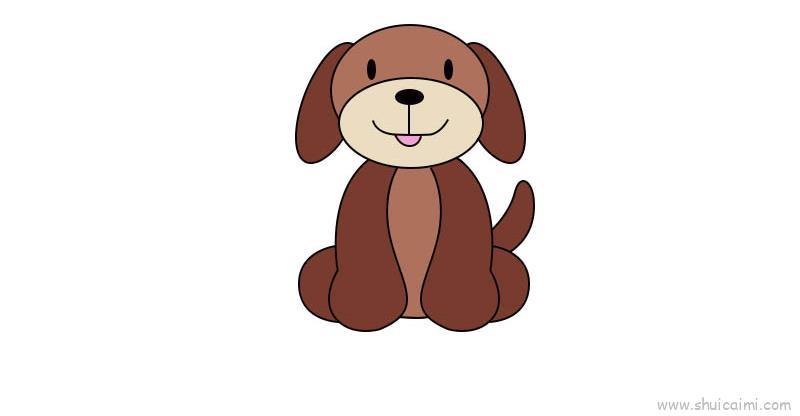 狗儿童画怎么画 狗简笔画好看