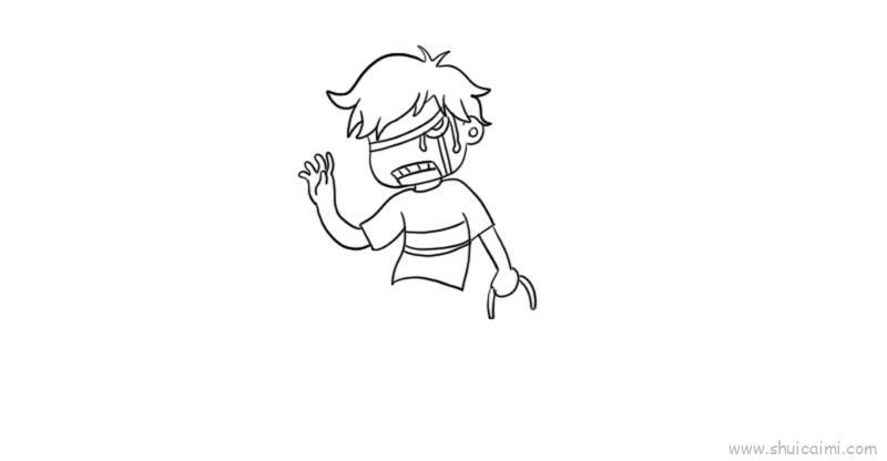 僵尸儿童画怎么画 僵尸简笔画图片