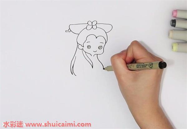 白娘子怎么画 白娘子简笔画简单彩色