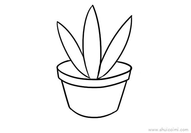 盆栽儿童画怎么画 盆栽简笔画画法