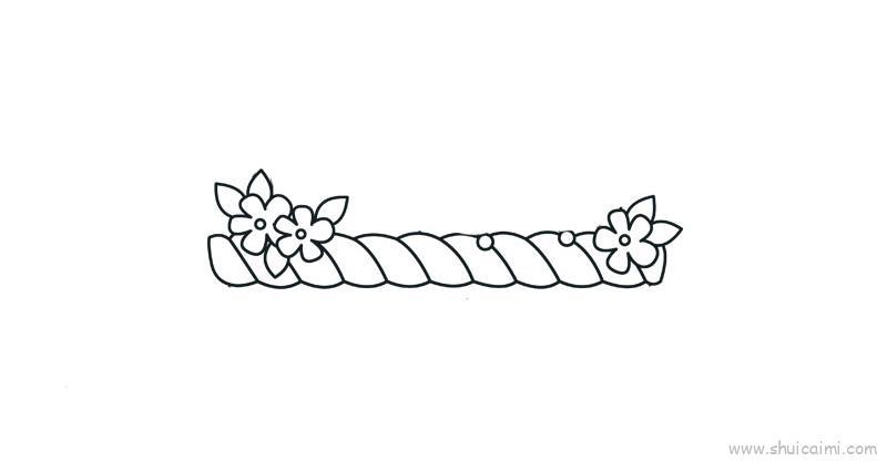 花篮儿童画怎么画 花篮简笔画步骤