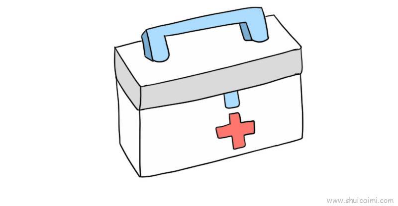 医用箱儿童画怎么画 医用箱简笔画顺序